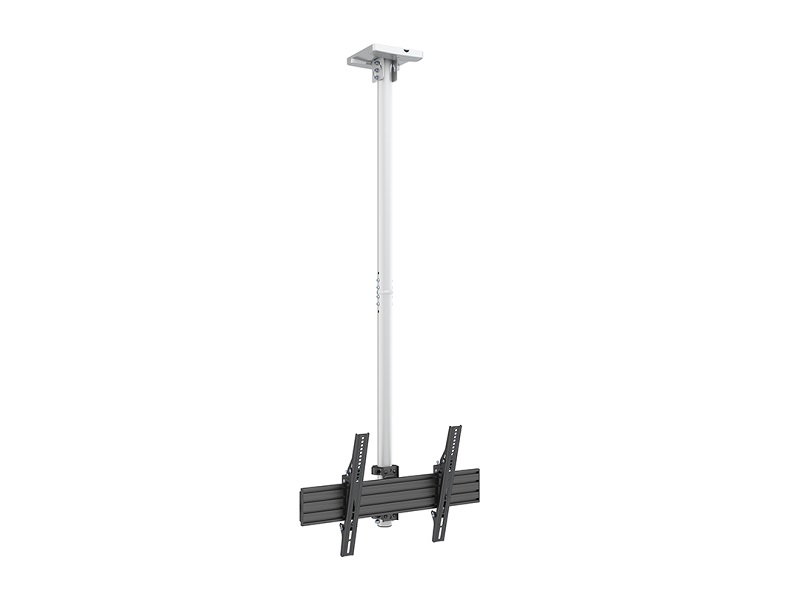 Deckenhalter 1x, 40"-75", weiss, VESA 100x
