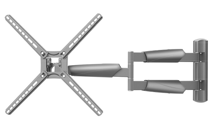 Wandhalter Outdoor 13"-65", Metall, grau,