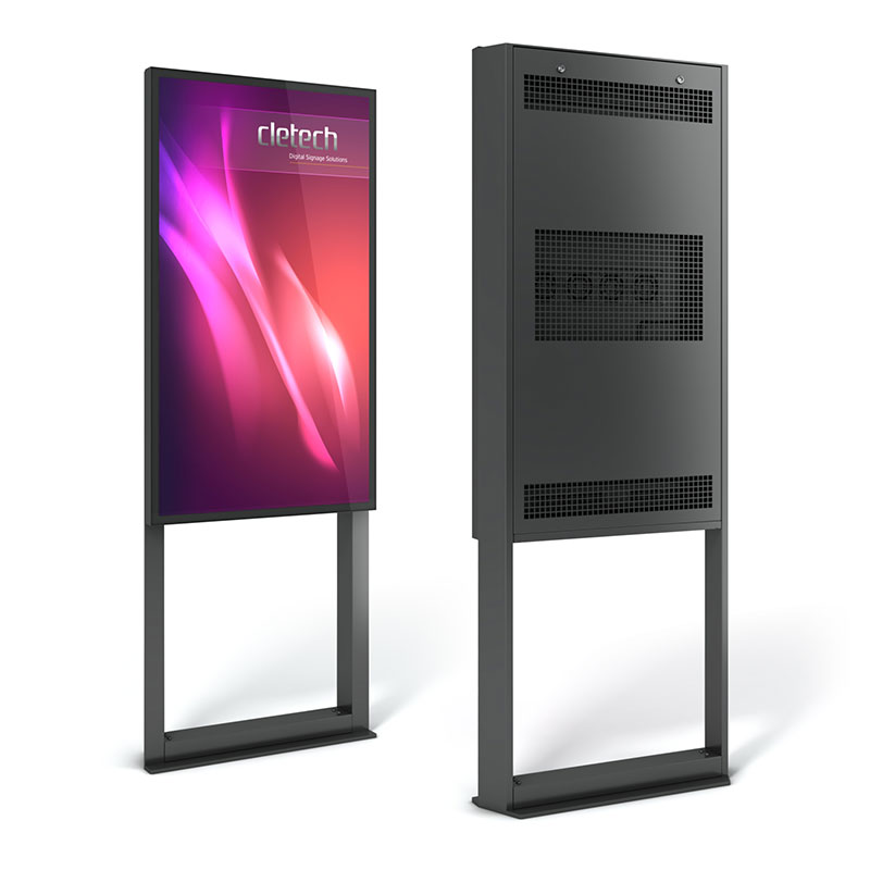 Outdoor Stele Portrait, 46" Bildschirm, ohne