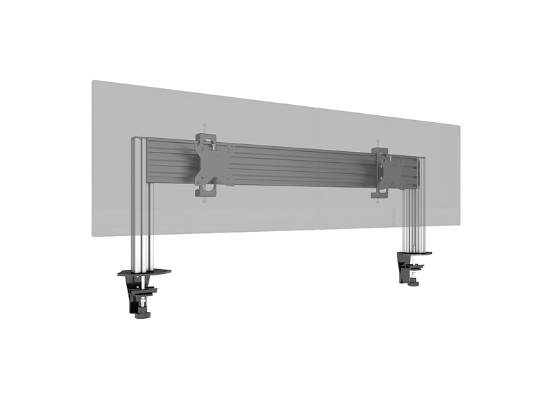 Monitorhalter  2" fach bis 32", Metall, schwarz