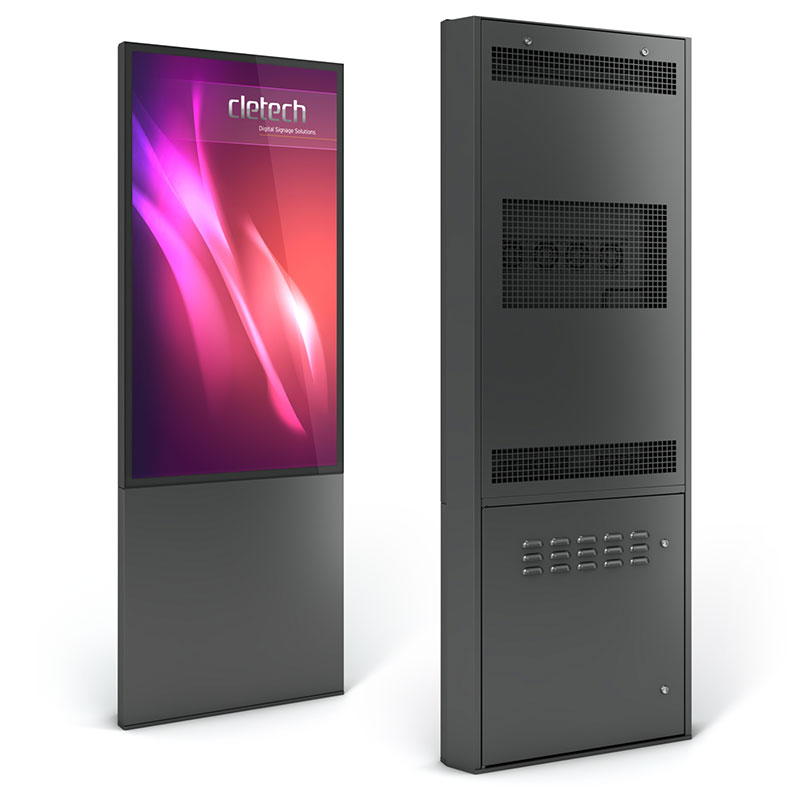 Outdoor Stele Portrait, 46" Bildschirm, ohne