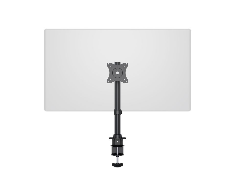 Monitorhalter Basic bis 27", schwarz, Metall/Alu