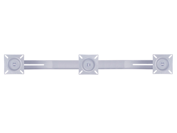 3 Fach Halter, 10" - 24", silber, Tragkraft 30 kg 3 Fach Halter, 10" - 24", silber, Tragkraft 30 kg
