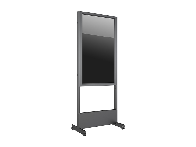 Rollbarer Monitor Ständer 55", Universal, Stahl