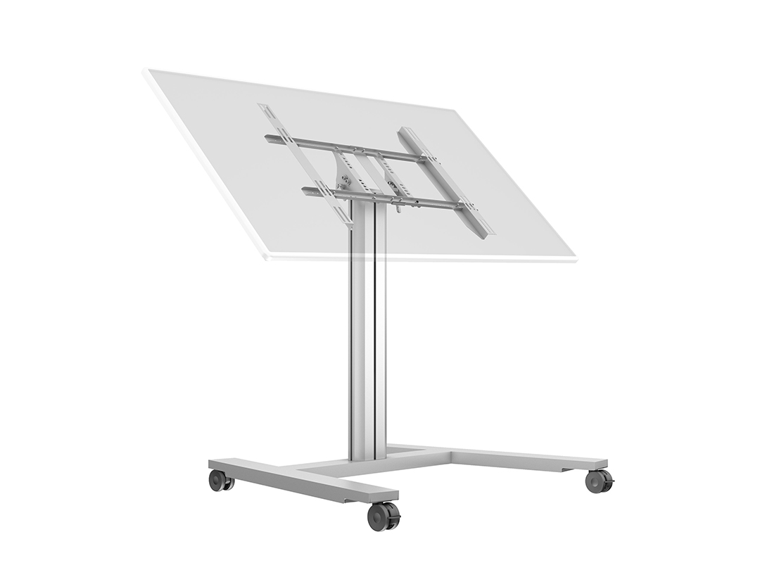 TV Ständer bis 55", Metall, silber, neigbar bis 90°