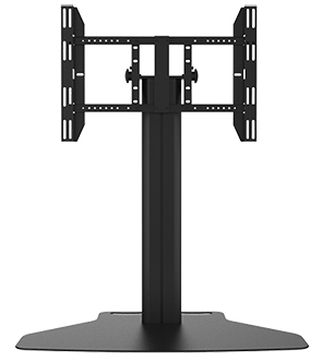 TV Ständer -55", Metall/Aluminium, schwarz