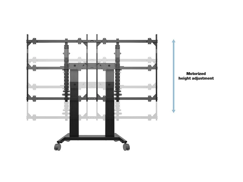 MB motorisierter LED Standfuss,schwarz / 2264