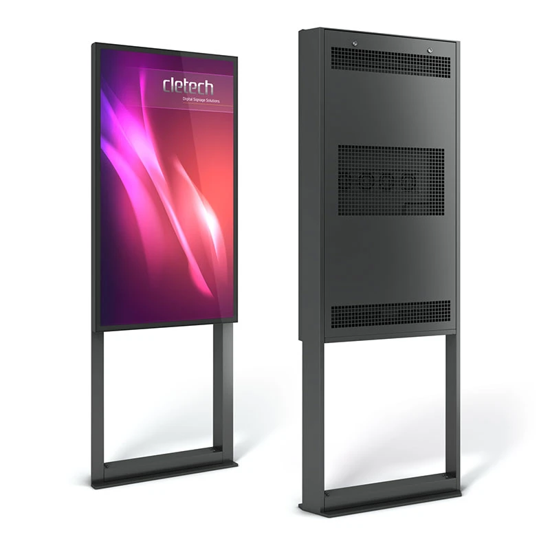 Outdoor Stele Portrait, 55" Bildschirm, ohne