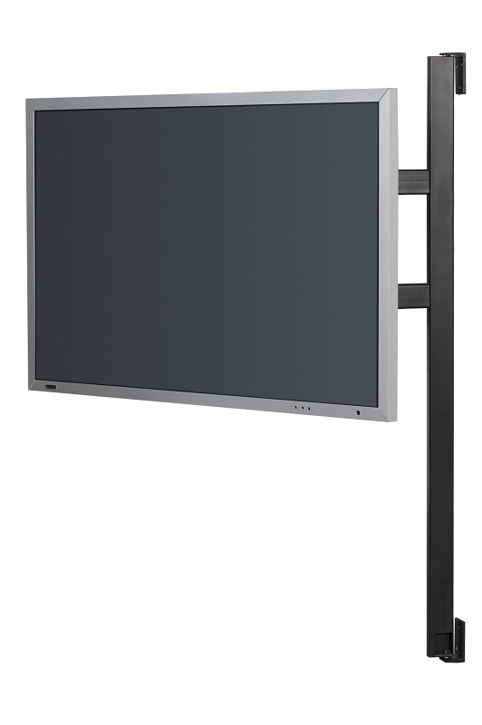 Schwenkarm 40 - 65", Edelstahl, schwarz Schwenkarm 40 - 65", Edelstahl, schwarz