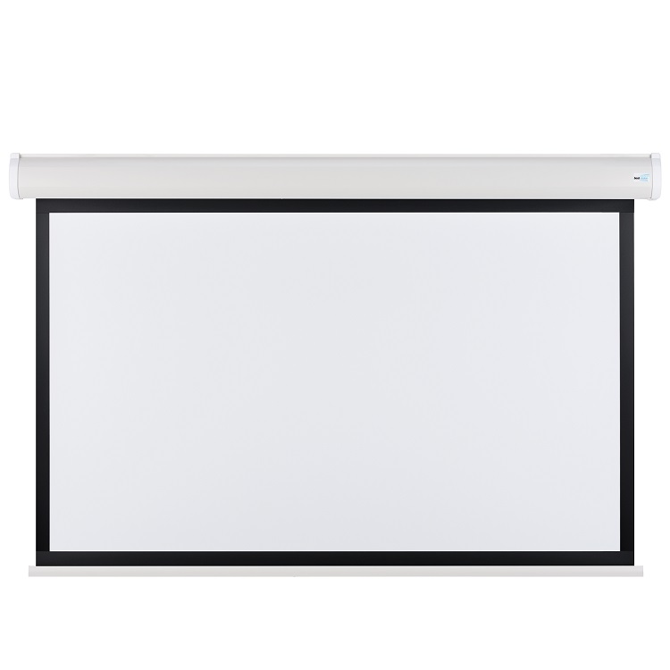 Leinwand mit Motor 1:1, matt-weiss, 136"