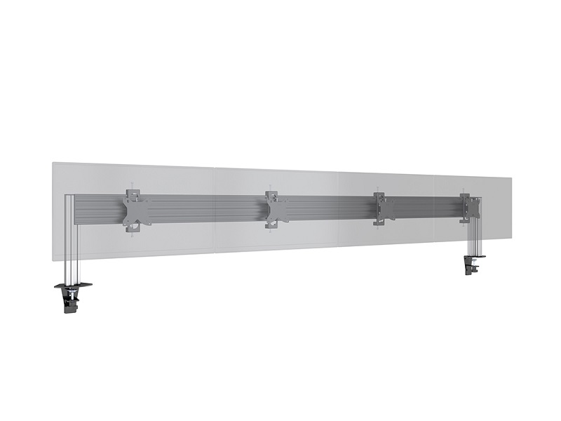 Monitorhalter  4" fach bis 32", Metall, schwarz