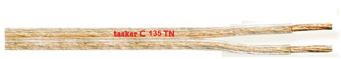 Flat Audio Cable, transparent, 50m, PVC,