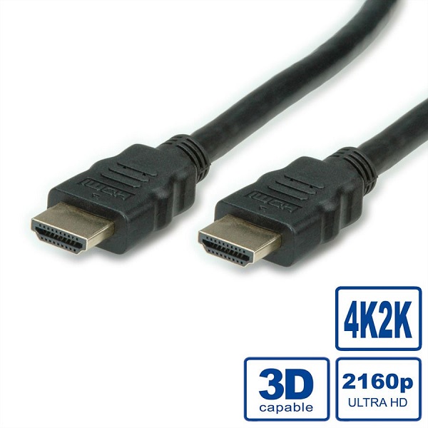 HDMI Kabel + Ethernet, HDCP2.2 M/M, 2m