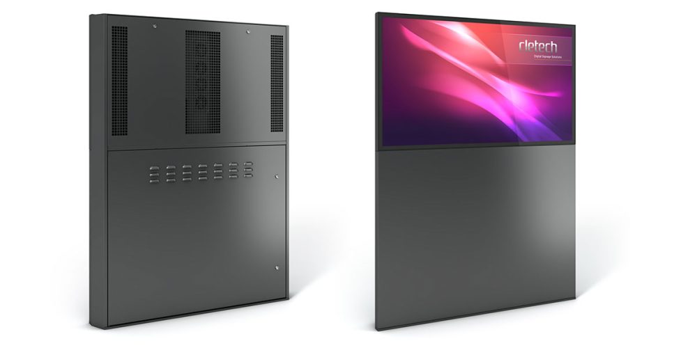 Outdoor Stele Landscape, 75" Bildschirm, ohne