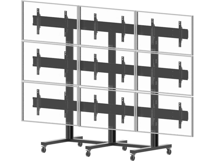 TV Multistandfuss bis 55", schwarz, Metall/Alu TV Multistandfuss bis 55", schwarz, Metall/Alu