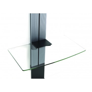 AV Tablar zu Wandhalter mit Schiene,Aluminium/ AV Tablar zu Wandhalter mit Schiene,Aluminium/
