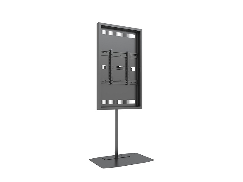 Stele ohne Monitor, Portrait, schwarz, 55"/8427
