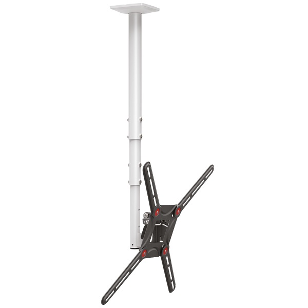 Deckenhalter, 29"-65" , Metall, weiss / 3500