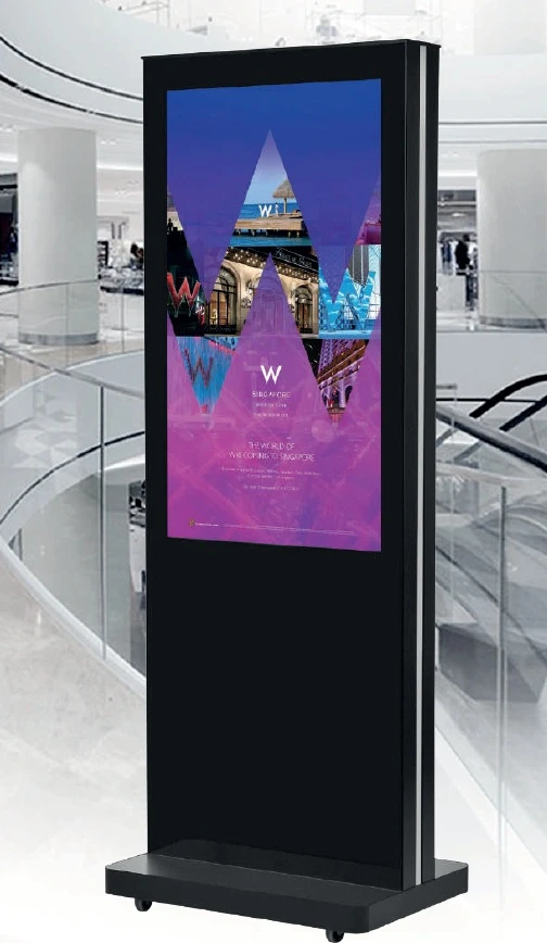 Indoor Stele Doppelseitig,inkl.iiyama Monitor 43",