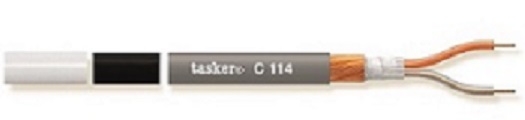 Audio Cable, schwarz, 100m, PVC 1.50x6.30mm,