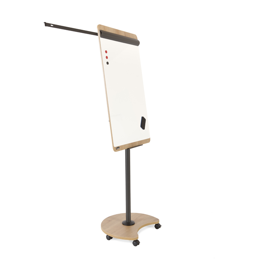 Flipchart, magnetisch, 69x99 cm, Holzoptik,