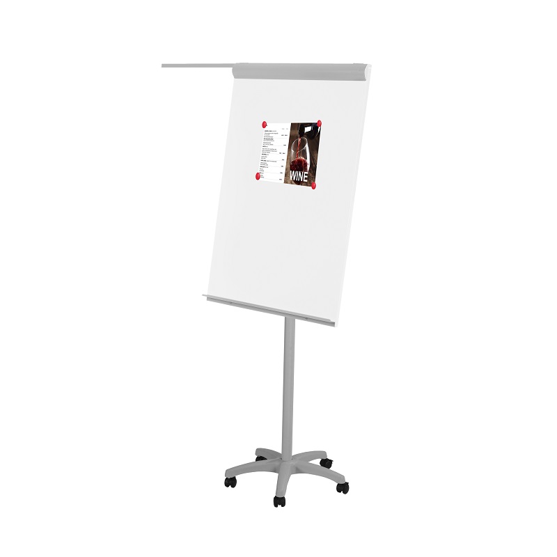 Mobiler Flipchart, 104x68cm, magnetisch,