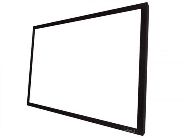 Rahmenleinwand 16:10, weiss, 77", Aluminium