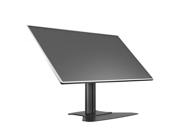 TV-Ständer, -55", Metall/Aluminium, schwarz