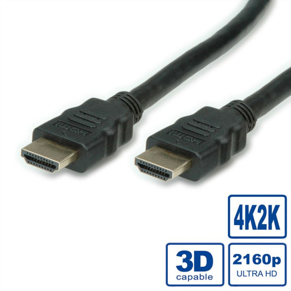 Ultra HDMI Kabel + Ethernet, HDCP2.2, M/M,1m
