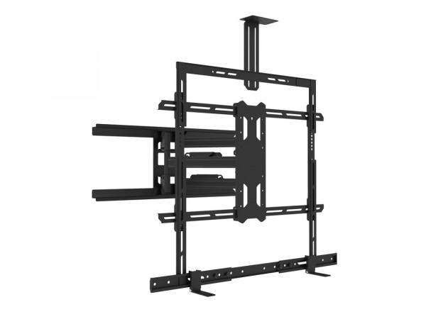 Wandhalter-Set 55-85",Metall,schwarz, max 60kg