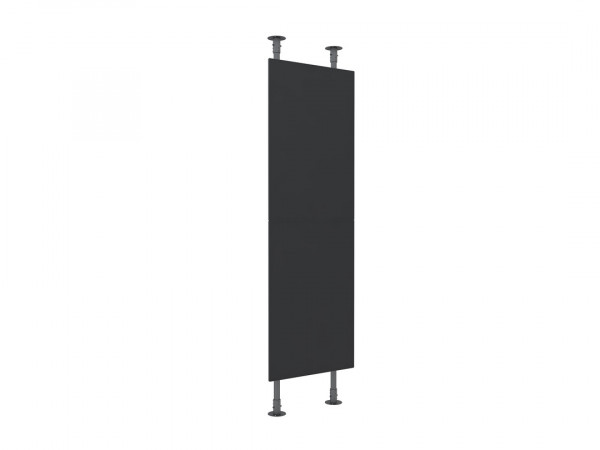 Boden-Deckenhalter mit Dopperrohr, 2 x 55"-75"