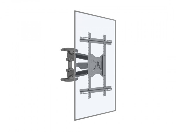 Wandhalter 40" - 70", Metall, schwarz, max 30kg