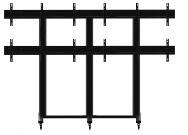 TV Multistandfuss für 6 Monitore bis 55", schwarz