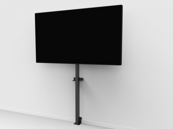 TV Ständer motorisiert, -60", schwarz, Metall/Alu