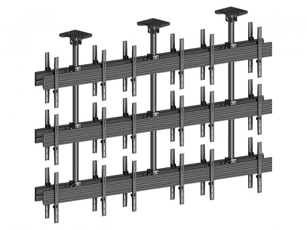 Deckenhalter Videowall, 18x, 40" - 65", schwarz