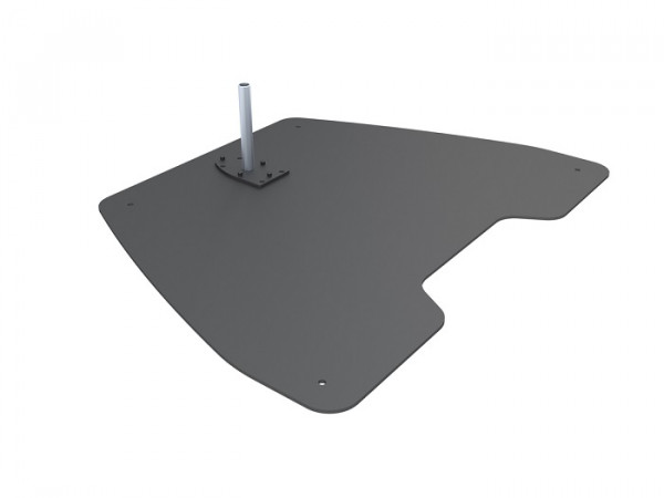Bodenplatte fix Large, schwarz zu Pro Serie