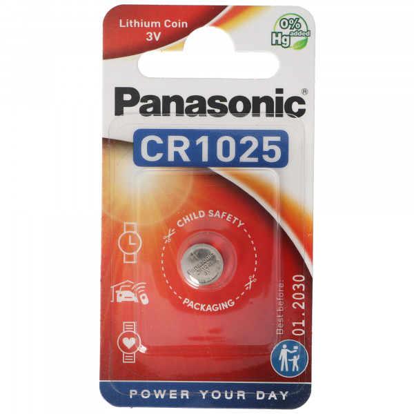 Lithium CR1025 3V, 1er-Pack inkl. VEG,