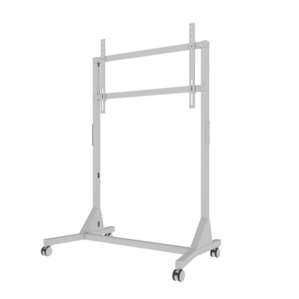 TV Ständer -110", Metall/Aluminium, weiss