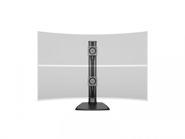 Monitorhalter Dual 32-50", schwarz, vertikal