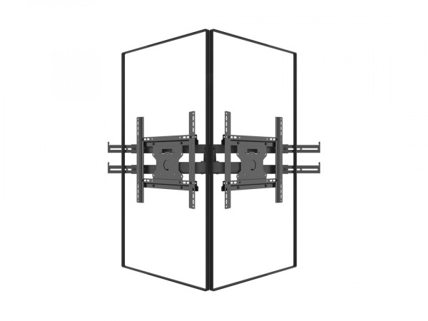 Dual Halterung Tego 2x32"-49", VESA100x100-