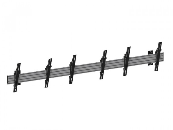 Wandhalter triple, neigbar bis 15°, 40"-65", silber