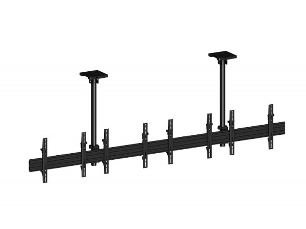 Deckenhalter 4x, 40" - 65", schwarz, VESA 100x