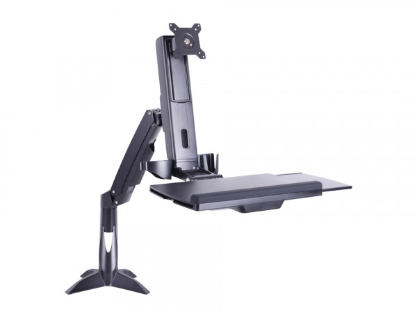 Workstation, 15" - 27", schwarz, Tragraft 8 kg