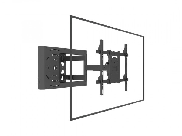 Wandhalter 37" - 70", schwarz, Metall, max.45kg