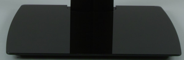 Linea Fuss, schwarz, 700x480mm, Metallplatte