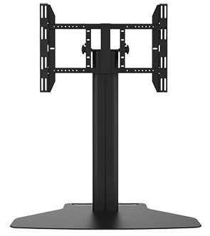 TV Ständer bis 55", Metall/Aluminium, schwarz