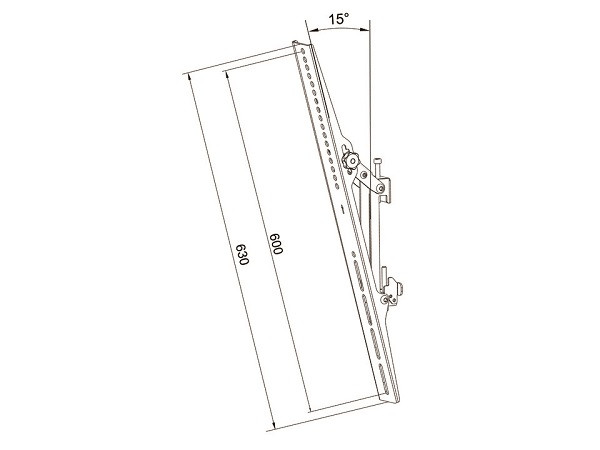 Halter VESA 600, Metall, zu Pro System