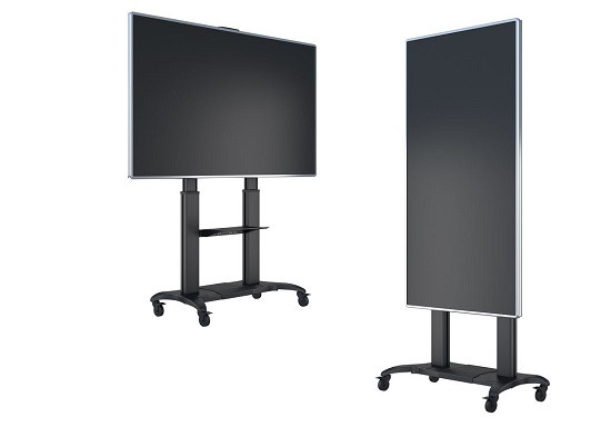 TV Ständer 60" - 100", Aluminium, schwarz