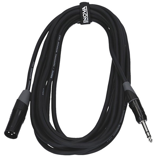 XLR Stecker auf Klinkenstecker 6.35mm, 10m,