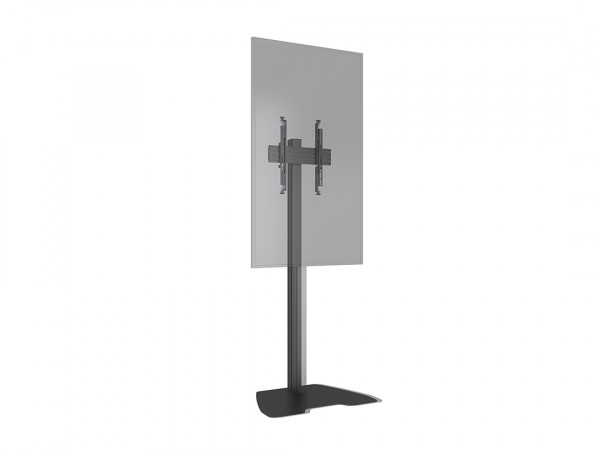 TV Ständer -75", Metall/Aluminium, schwarz